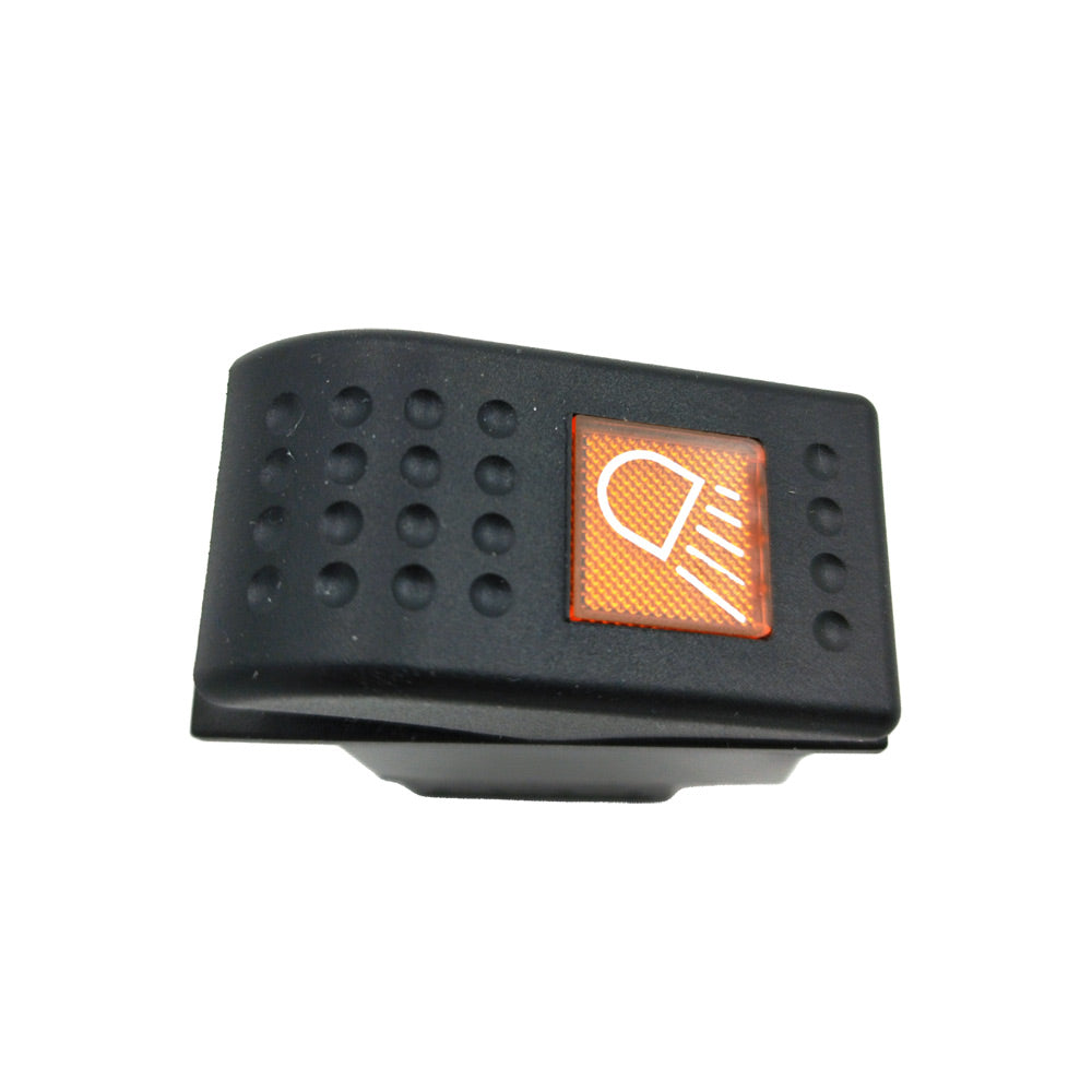 Universal Büyük Tip Traktör Ön Çalışma Lamba Anahtar Düğme Rocker Switch 2 Pin (Off-On) Ampullü 12V