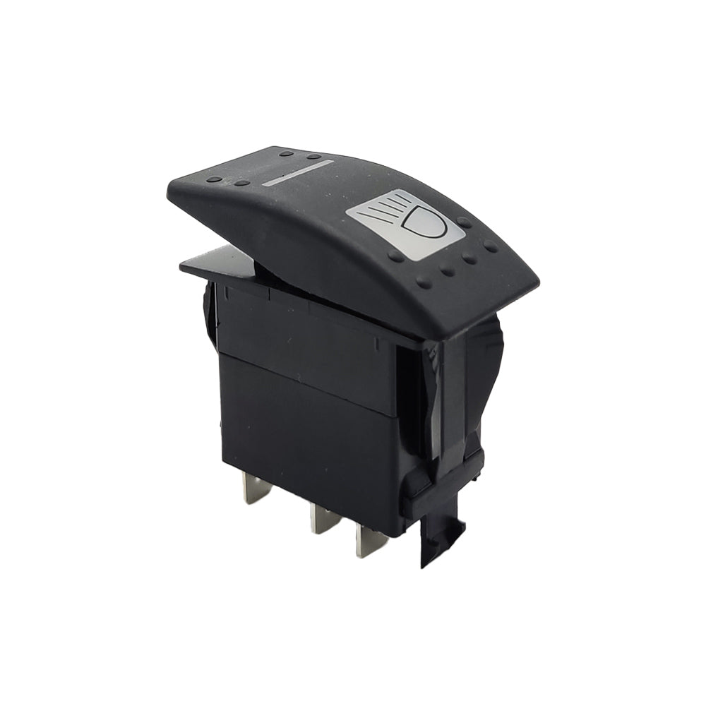 Su Geçirmez Universal DüğmeAnahtar 6Pin RockerSwitch IP66Buton ÇiftLed ...