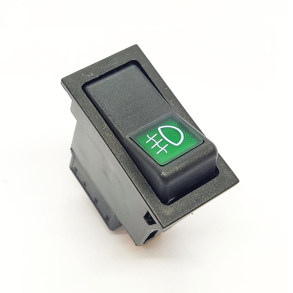 ASKAM Fargo Ön Sis Lamba Anahtar Düğme Rocker Switch 2 Pin (Off-M.On) Ampullü 24V