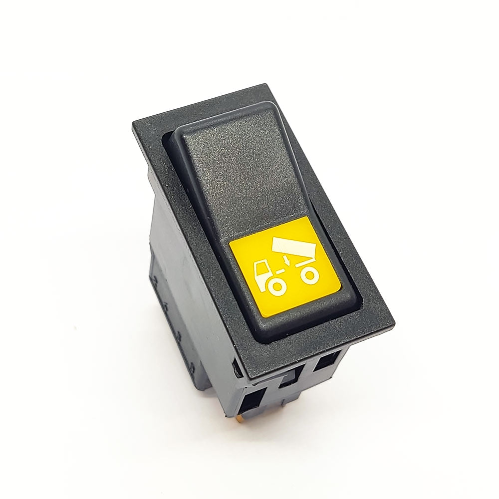 ASKAM Fargo Hızlı Damper İndirme Anahtar Düğme Rocker Switch 6 Pin (On-On) Ampullü 24V