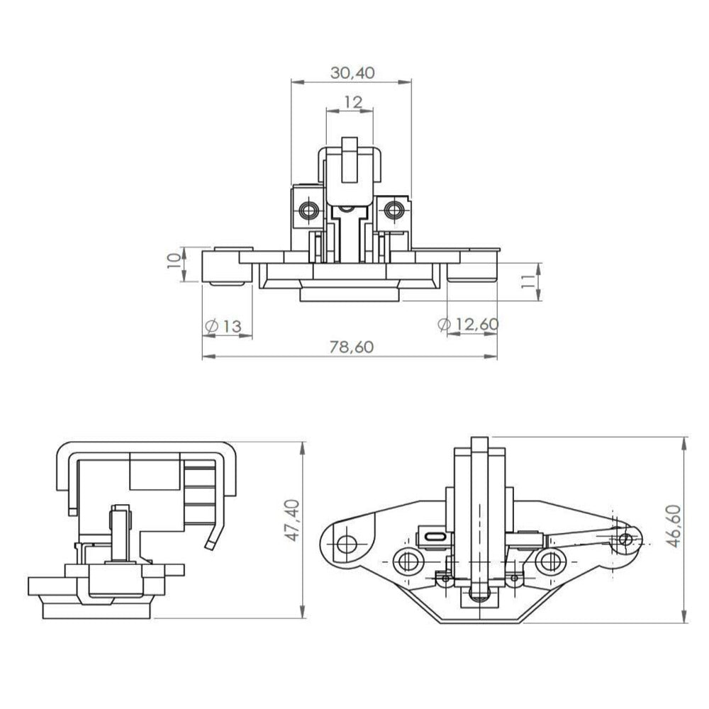 Bosch Tip Konjektör 12v Regülatör IP67 - 71BB10316AA, 1-197-311-001