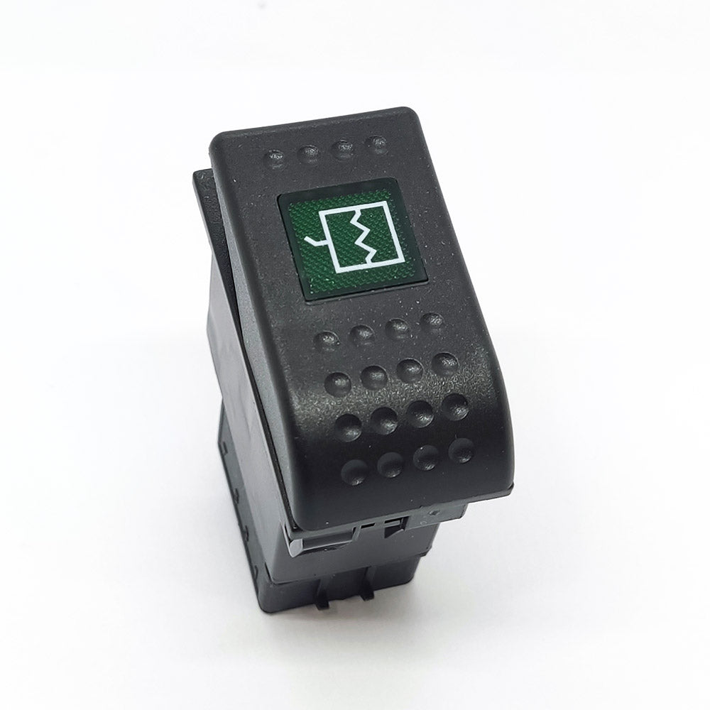 BMC Profesyonel Ayna Isıtıcı Anahtar Düğme Rocker Switch 2 Pin (Off-M.On) Ampullü 24V