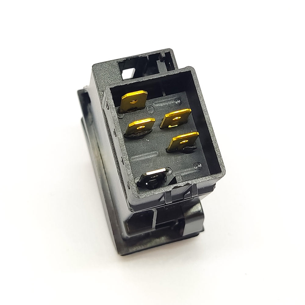 BMC Profesyonel Motor Fren Anahtar Düğme Rocker Switch 5 Pin (Off-On-On) Ampullü 24V