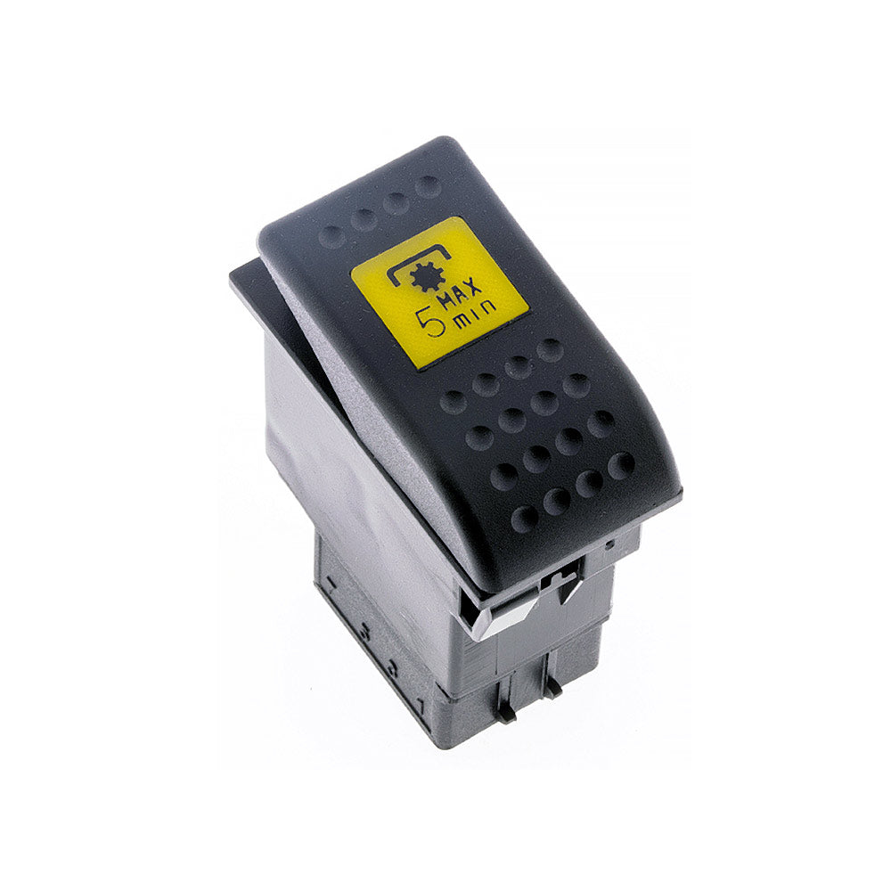 Universal PTO 5 Dakika Yardımcı Kuvvet Düğmesi Anahtarı 6 Pin Rocker Switch Buton